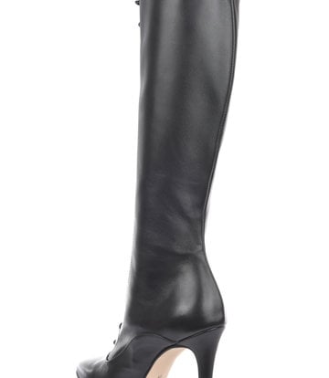 Sanctum  High Italian lace-up knee boots JUNO with stiletto heels in genuine leather