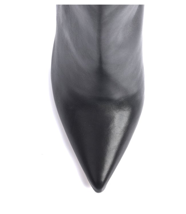 High Italian crotch boots VESTA with stiletto heels in genuine leather