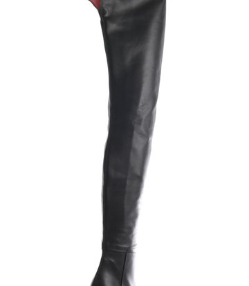 leather crotch boots