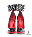 Extremely high Italian pumps FATALE with metal stiletto heels