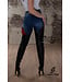 High Italian crotch boots VESTA with stiletto heels in genuine leather