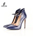 Paoletti pumps real leather blue outlet