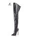 CUSTOM High Italian THIGH boots VESTA with stiletto heels in genuine leather