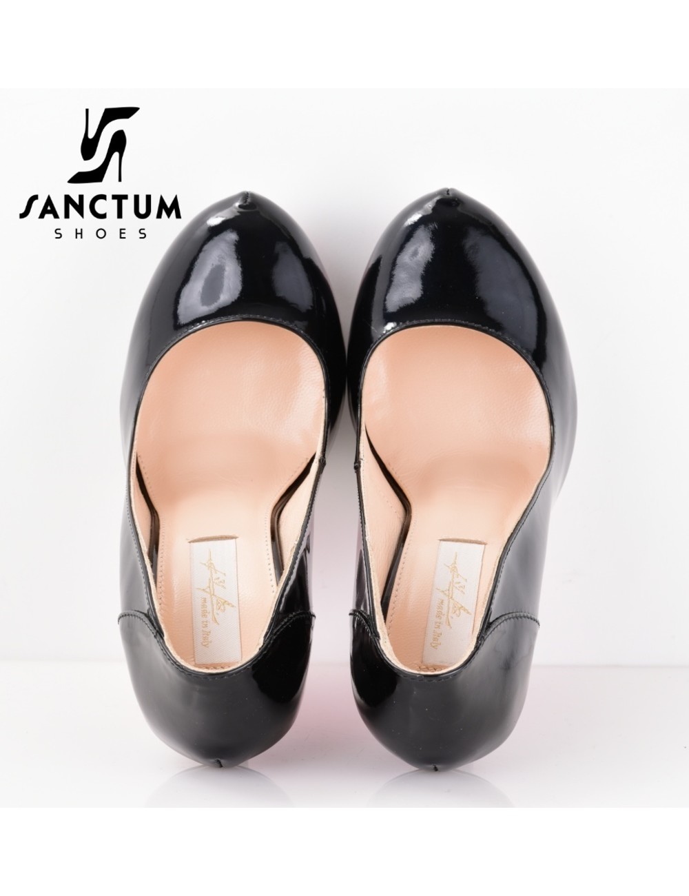 Yarose lak zwarte pumps - outlet - Italian High Heels | Sanctum Shoes