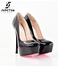 Yarose lak zwarte pumps -outlet