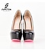 Yarose lak zwarte pumps -outlet