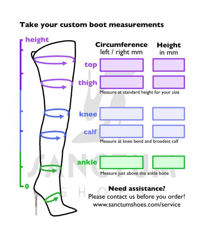 CUSTOM High Italian THIGH boots VESTA-10 with stiletto heels in genuine leather