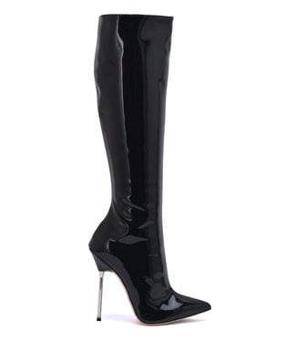 Sanctum  GAIA KNEE BOOTS PATENT BLACK