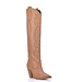 Brown leather Cardinale cowboy boots