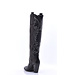 Leather Cardinale high heel cowboy boots