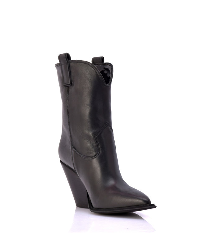 Julie leder Cowboystiefel  High heels