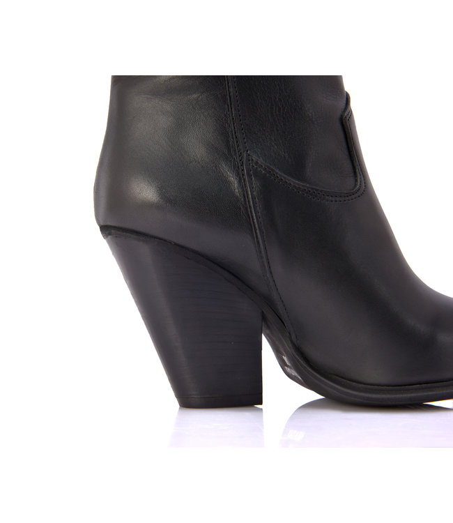 Julie leder Cowboystiefel  High heels