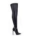 Sanctum  VESPER THIGH BOOTS BLACK NAPPA with ZIPPER