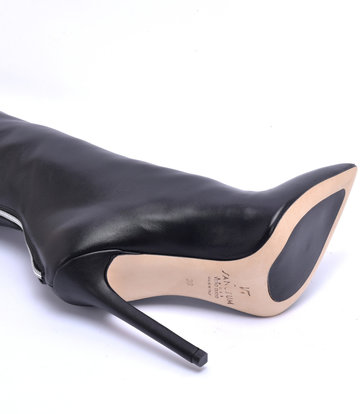 Sanctum  High Italian THIGH boots VESPER with full back zipper in genuine leather