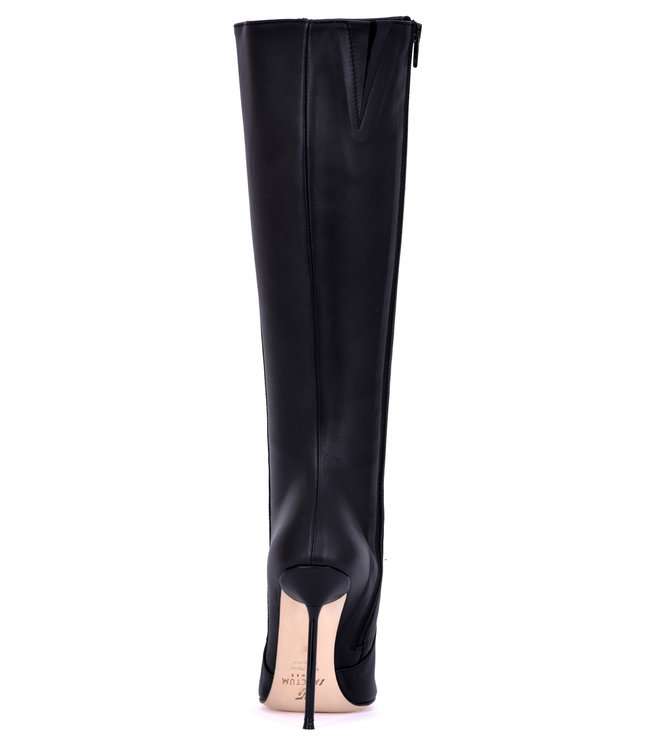 ELEKTRA EXTREME SPITZE KNIESTIEFEL SCHWARZ NAPPA