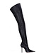 Sanctum  MAYDAY - POINTY THIGH BOOTS BLACK NAPPA