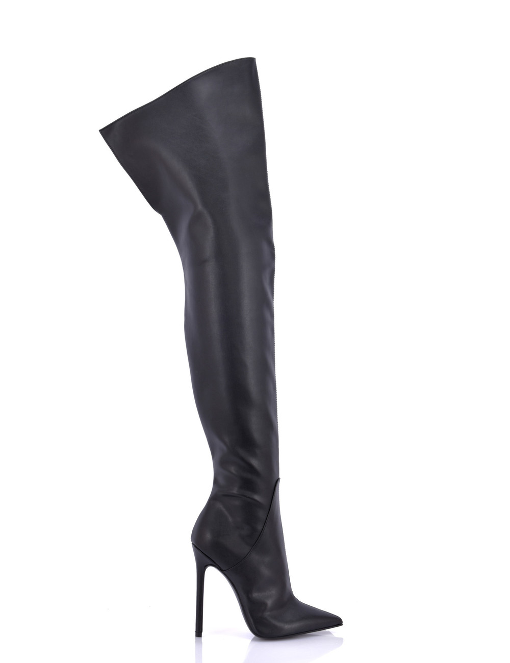 Sanctum Vegan  High thigh boots VESTA with stiletto heels in Italian VEGAN leather