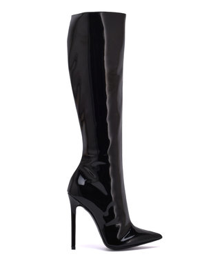 GINA BLACK GLÄNZENDES KNIE