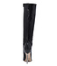 CUSTOM - High Italian knee boots GAIA with stiletto heels in genuine patent leather