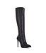 CUSTOM High Italian KNEE boots VESTA-10 with stiletto heels in genuine leather