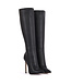 CUSTOM Hohe italienische Kniestiefel VESTA mit Stilettoabsatz aus echtem Leder