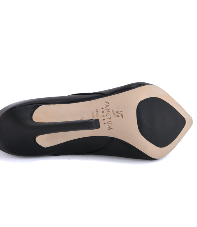 CUSTOM Hohe italienische Kniestiefel VESTA mit Stilettoabsatz aus echtem Leder