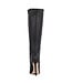 High Italian knee boots VESTA with stiletto heels in real leather