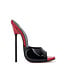 Extreme high Italian mules MAIA with metal needle heels