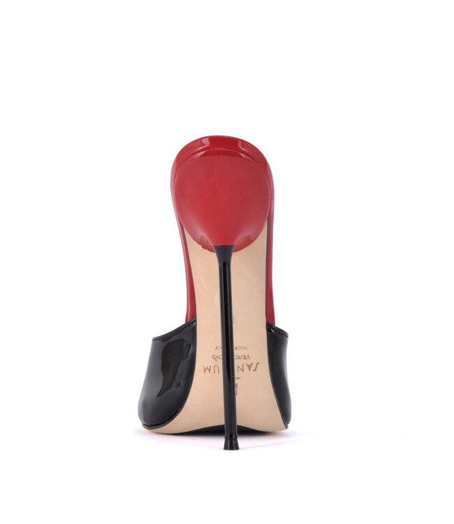 Extrem hohe italienische Pantoletten MAIA mit Metallnadelabsatz