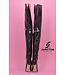 CUSTOM - High Italian crotch boots GAIA with stiletto heels in genuine patent leather