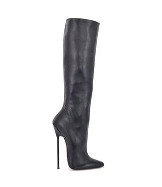 CUSTOM VENUS KNEE BOOTS BLACK NAPPA