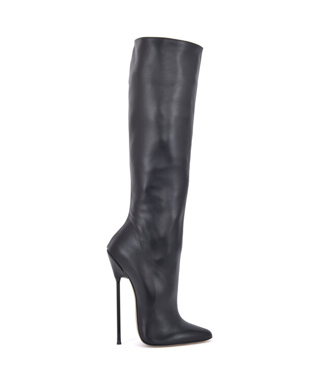 CUSTOM Sanctum VENUS KNEE BOOTS BLACK NAPPA