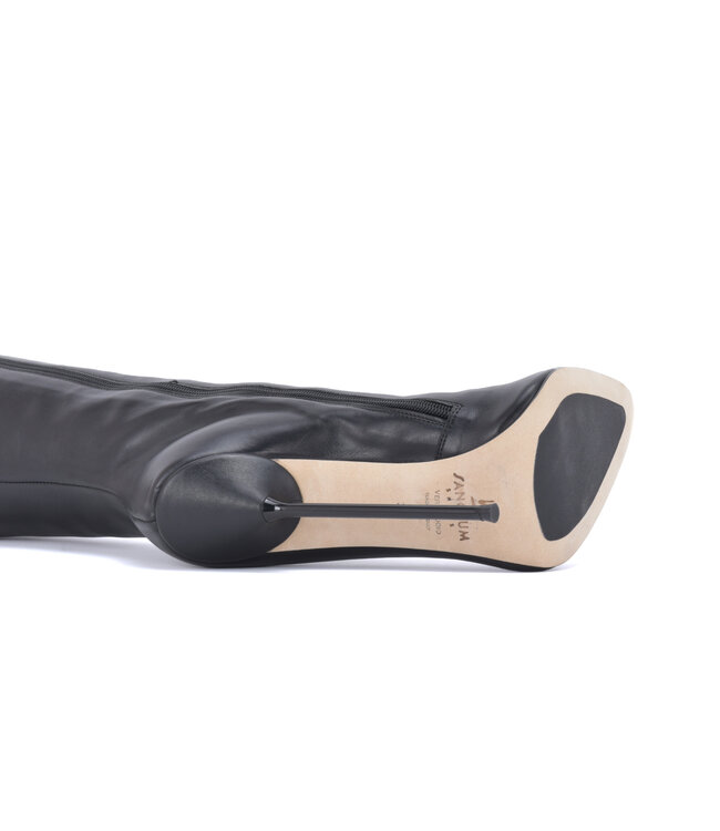 CUSTOM Sanctum VENUS KNIESTIEFEL SCHWARZES NAPPA