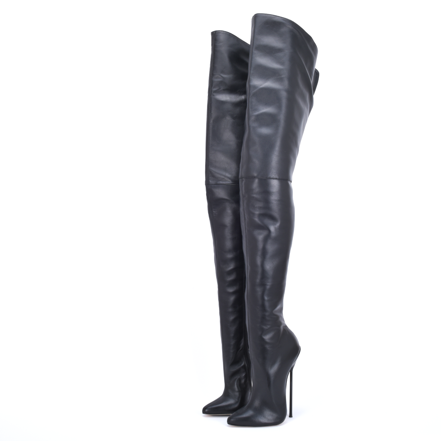 Sanctum VICTORIA CROTCH BOOTS BLACK NAPPA - Italian High Heels by ...