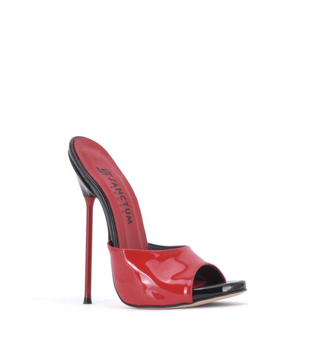 Extrem hohe italienische Pantoletten MAIA mit Metallnadelabsatz