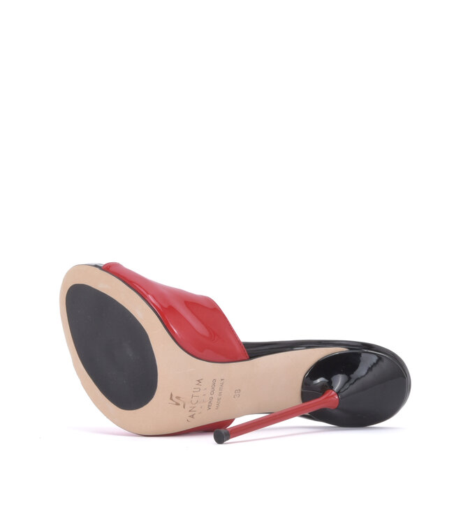 Extreme high Italian mules MAIA with metal needle heels