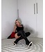 High Italian crotch boots VESTA with stiletto heels in genuine leather