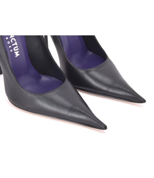 CUSTOM - CRUELLA EXTREME SPITZE PUMPS SCHWARZES NAPPA
