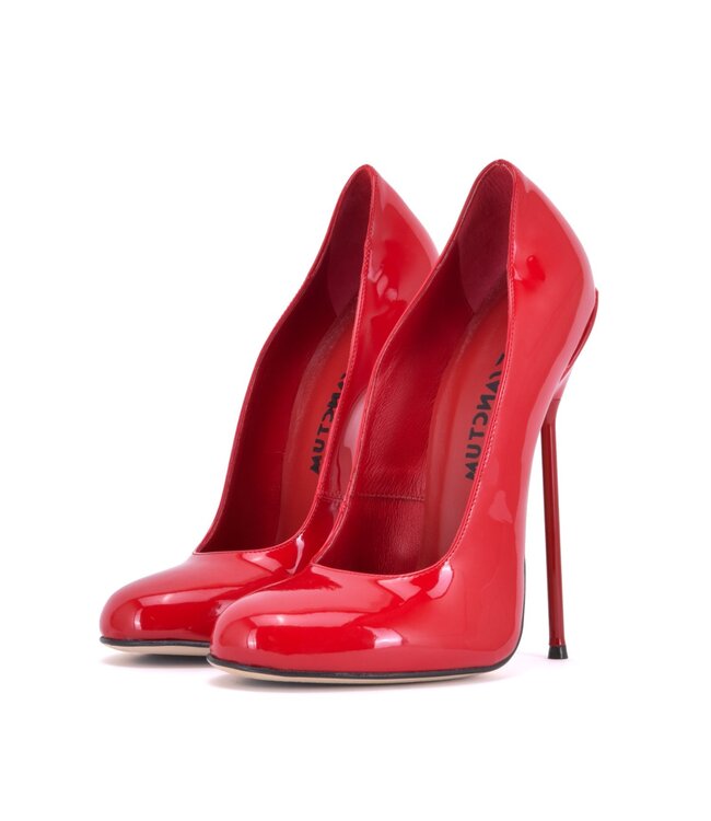 Sanctum Shoes VALENTINA ROTE GLÄNZENDE PUMPS MIT RUNDER SPITZE