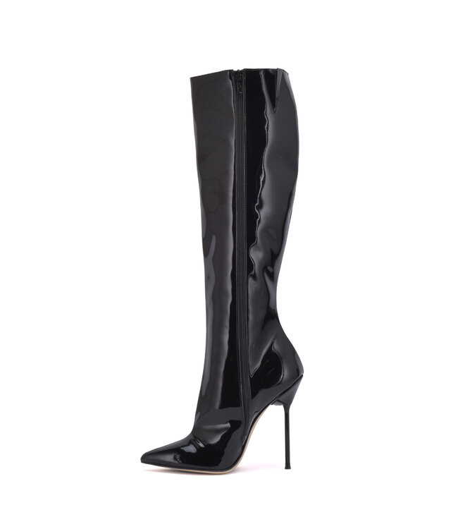 Sanctum JASMIN KNEE BOOTS BLACK SHINY