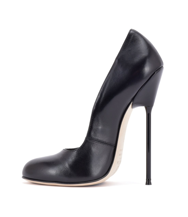 Sanctum Shoes VALENTINA ZWART MATTE GEITENLEER PUMPS MET RONDE NEUS