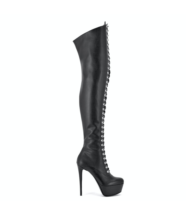 Sanctum Shoes NIGELLA VETERLAARZEN ZWART MAT