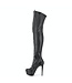 Sanctum Shoes NIGELLA VETERLAARZEN ZWART MAT