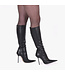 ELEKTRA EXTREME POINTY KNEE BOOTS BLACK NAPPA