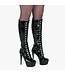 Sanctum Shoes NINA VETER PLATFORM LAARZEN ZWART GLANZEND