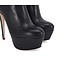 CUSTOM Hohe italienische Crotch-Stiefel ISIS mit Plateauabsatz aus echtem Leder