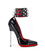 Sanctum  FATALE - EXTREME SPIKES STILETTO BLACK RED PUMPS