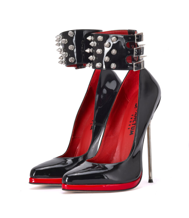 Extreem hoge Italiaanse pumps FATALE met metalen naaldhakken