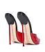 Extreme high Italian mules MAIA with metal needle heels