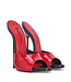 Extreme high Italian mules MAIA with metal needle heels